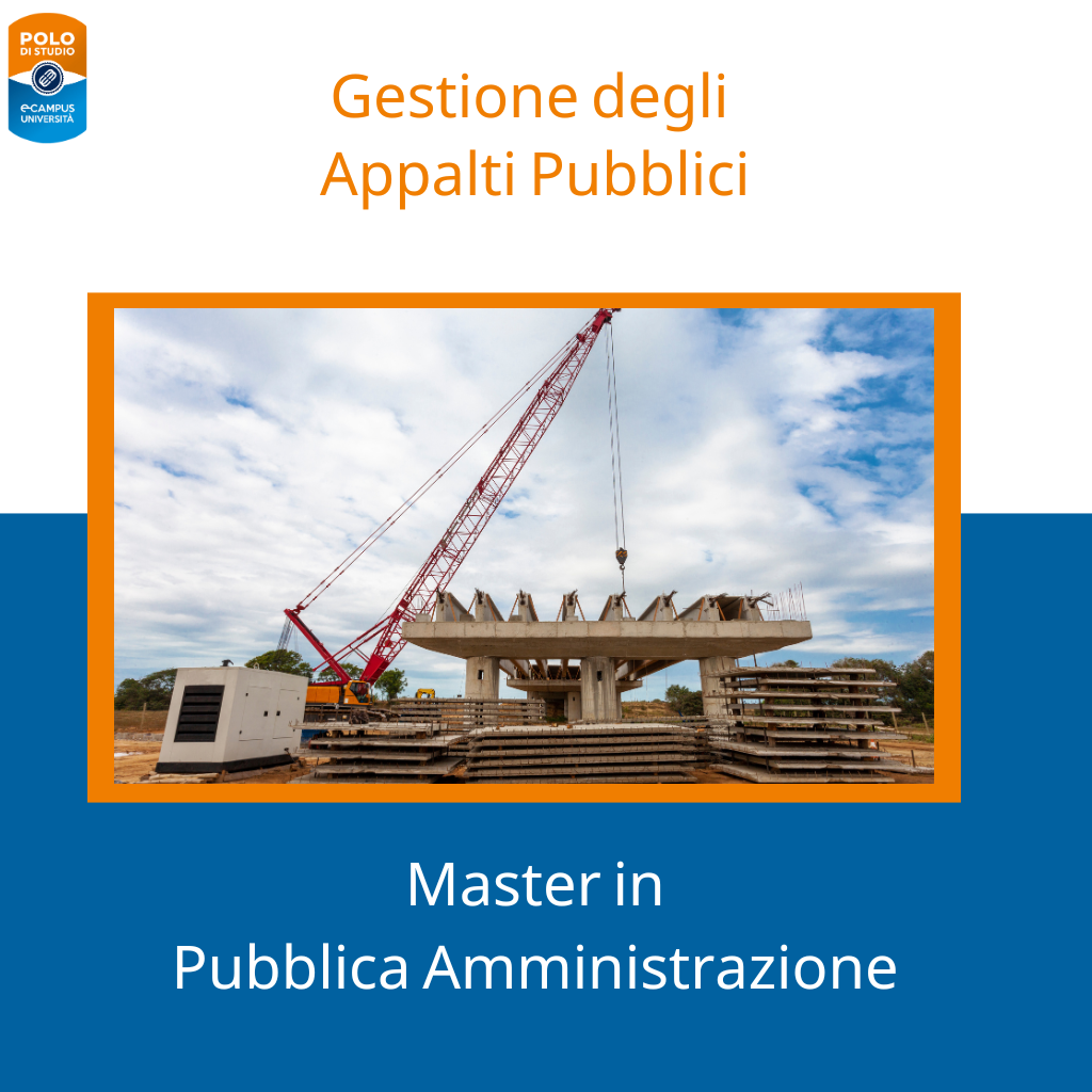gestione degli appalti pubblici master ecampus